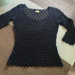 Ann Taylor Handknit Summer Sweater